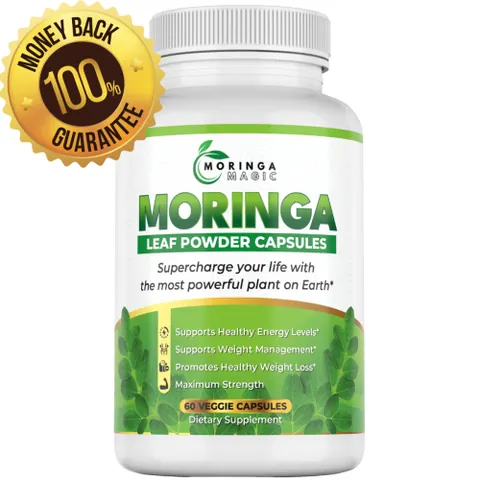 Moringa Magic supplement bottle