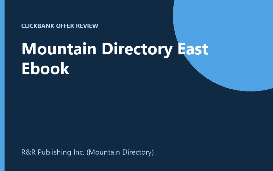 Mountain Directory ebook logo for truckers, RV and motorhome drivers