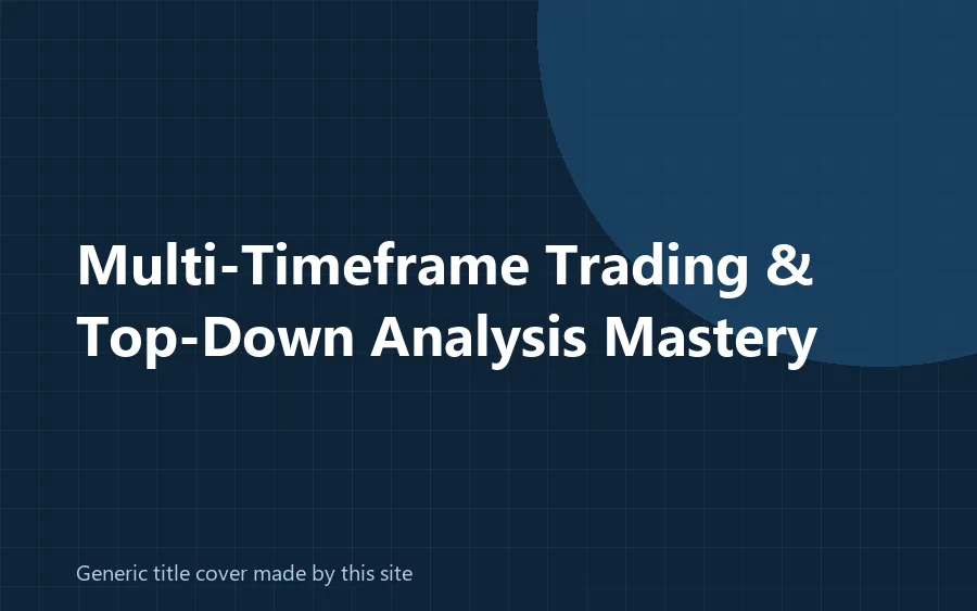 Generic title cover made by this site for the Multi-Timeframe Trading & Top-Down Analysis Mastery forex course