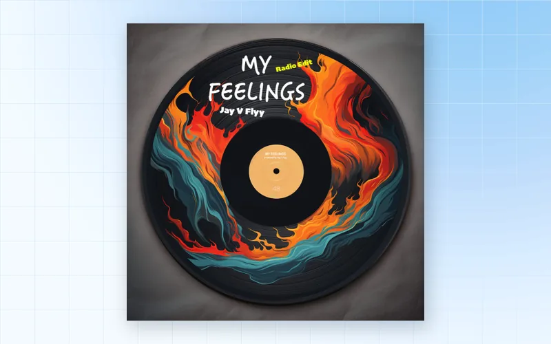 My Feelings Radio Edit tech house single cover artwork