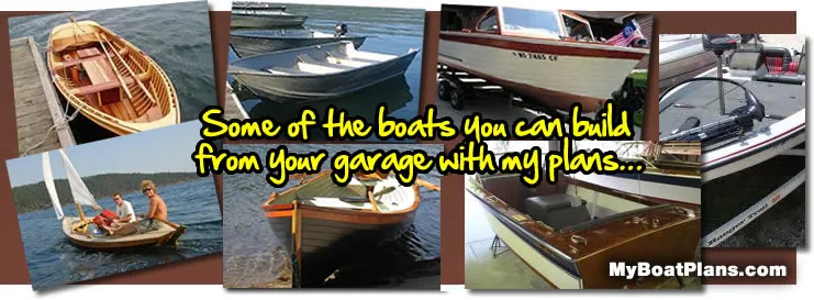 MyBoatPlans collection of boat building plans