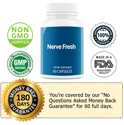 Nerve Fresh nerve health supplement bottle