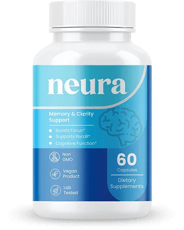 Bottle of Neura Supplement memory formula