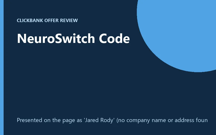 NeuroSwitch Code product image