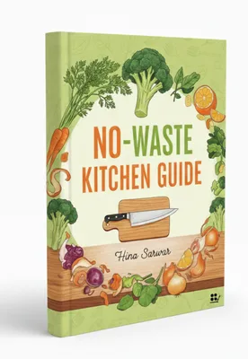 No-Waste Kitchen Guide ebook cover