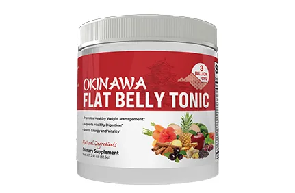 Okinawa Flat Belly Tonic powder bottle