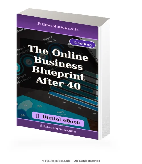 The Online Business Blueprint After 40 product cover