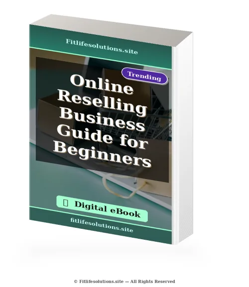 Online Reselling Business Guide for Beginners ebook cover
