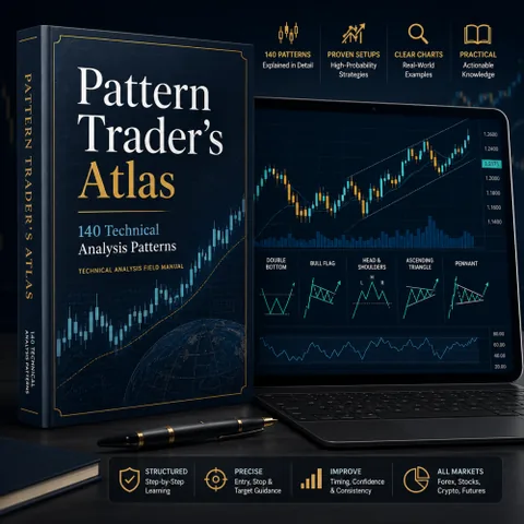 Pattern Trader's Atlas 140-pattern technical analysis field manual product image