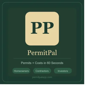 PermitPal AI permit and cost report product image