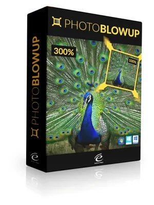 Photo BlowUp software box promising super easy photo enlargement