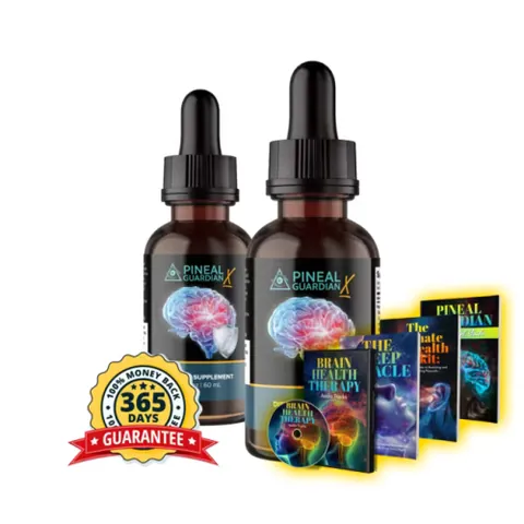Pineal Guardian X supplement bottles