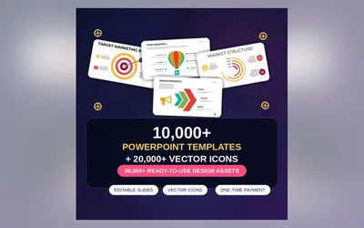 PowerPoint templates and vector icons bundle product image from the seller's order form
