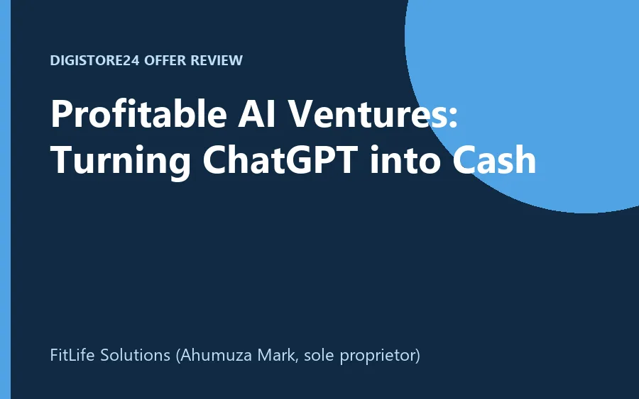 Profitable AI Ventures: Turning ChatGPT into Cash product image