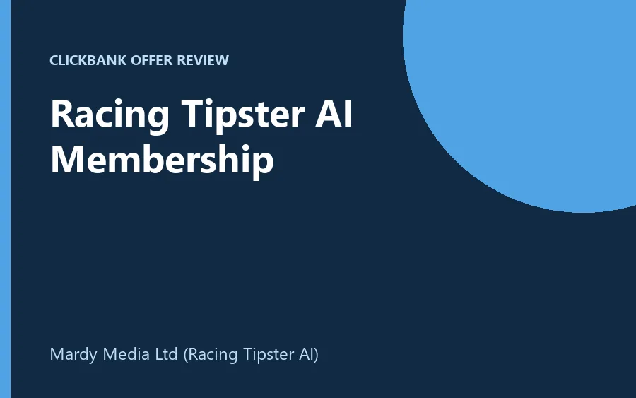 Racing Tipster AI racing tips membership