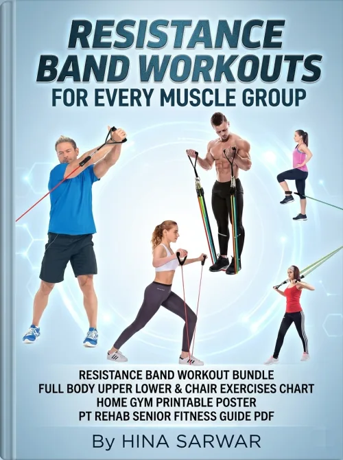 Resistance Band Workouts For Every Muscle Group ebook cover