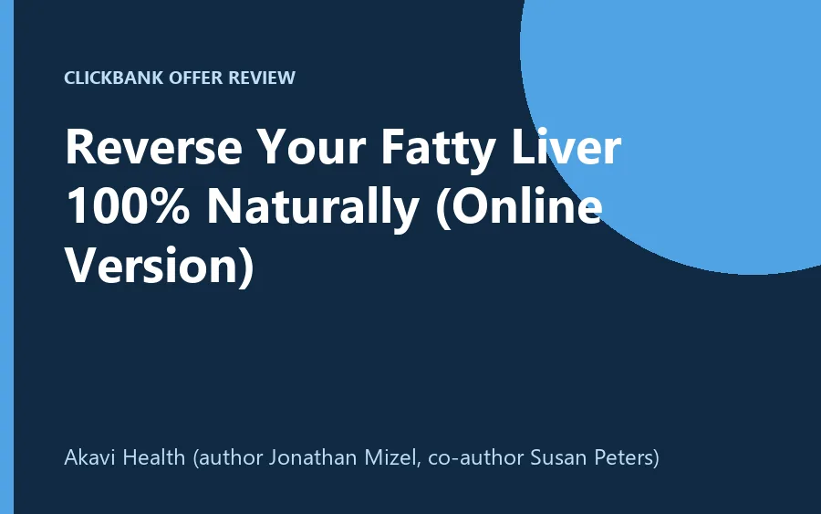 Reverse Your Fatty Liver program product image