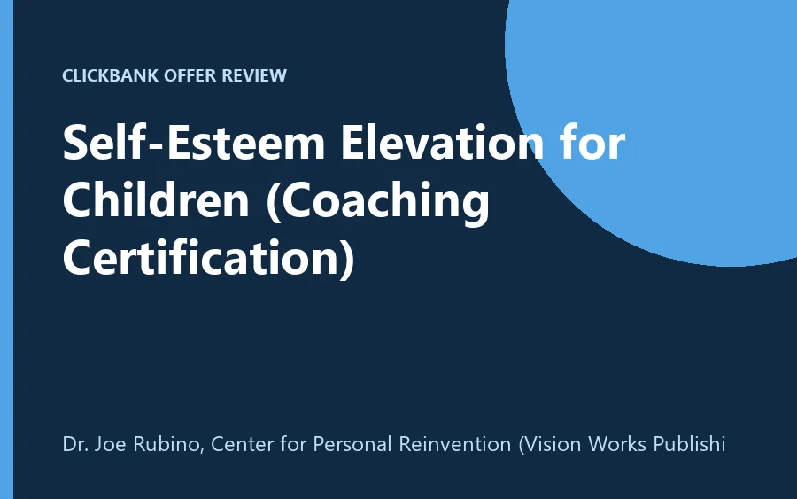 Self-Esteem Elevation for Children program image