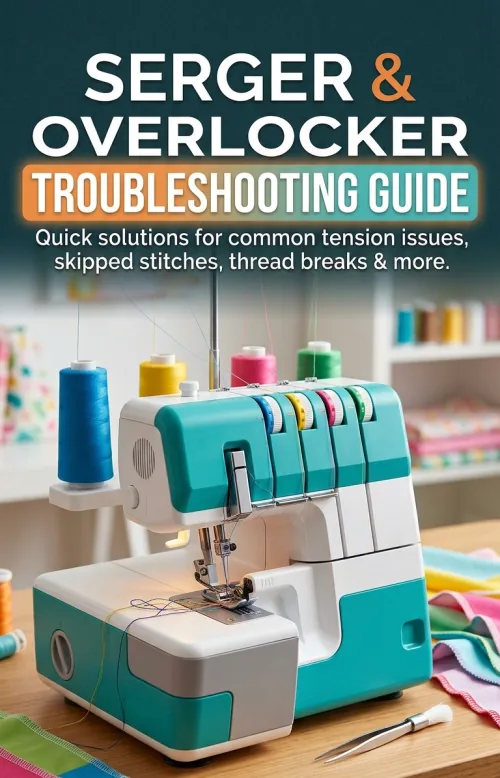 Serger and Overlocker Troubleshooting Guide ebook cover