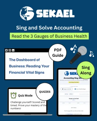 Sing and Solve Accounting: Read the 3 Gauges of Business Health product image