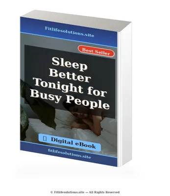 Sleep Better Tonight for Busy People ebook cover
