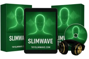 SlimWave slimming audio product mockup image