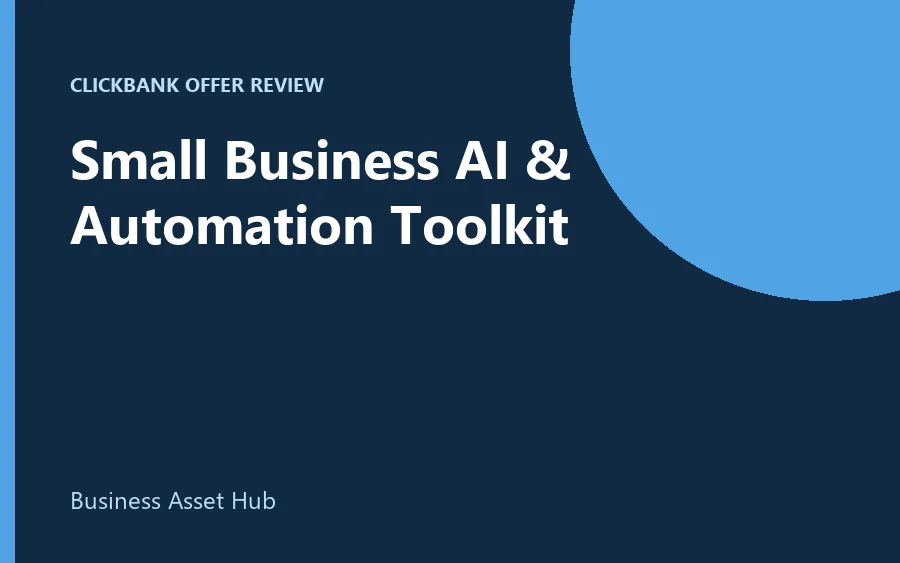 Small Business AI & Automation Toolkit product image