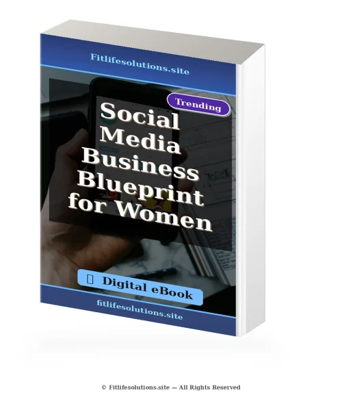 Cover of the Social Media Business Blueprint for Women digital eBook