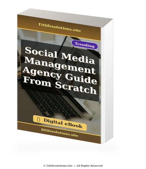 Social Media Management Agency Guide From Scratch ebook cover