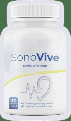 Sonovive hearing supplement bottle
