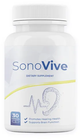 Sonovive hearing supplement bottle