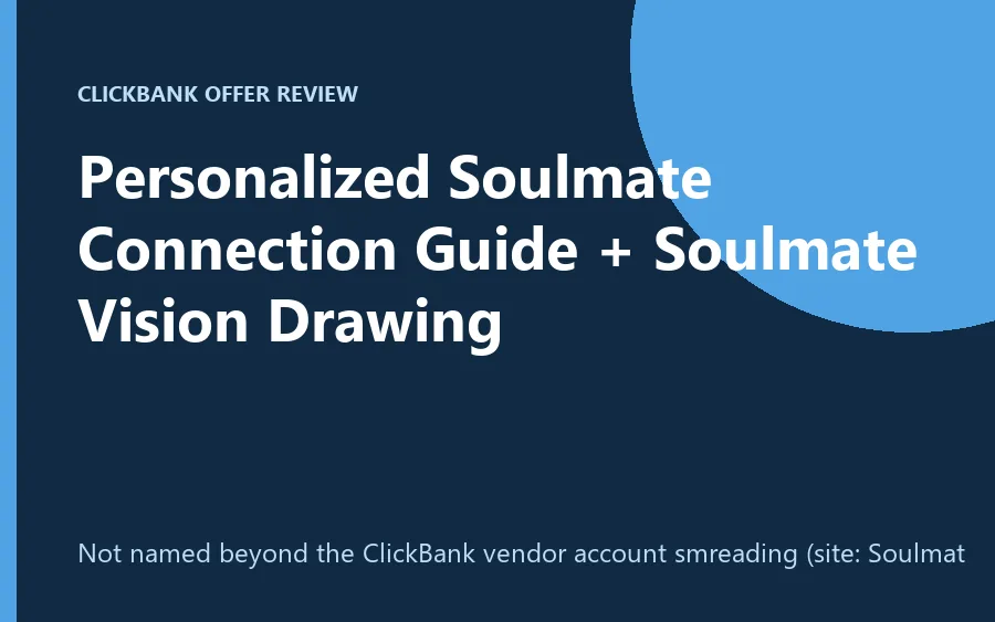 Personalized Soulmate Connection Guide and vision drawing