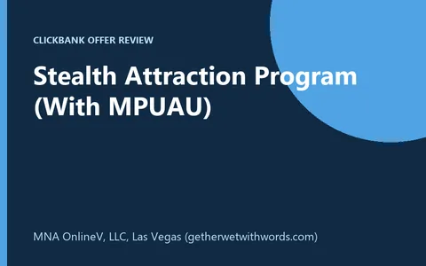 Stealth Attraction Program offer