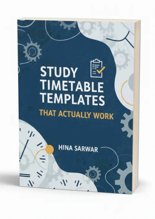 Study Timetable Templates That Actually Work ebook cover