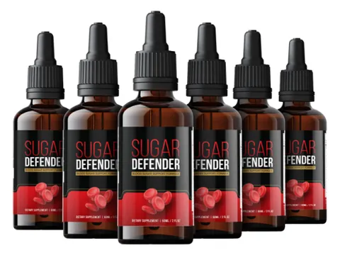 Sugardefender blood sugar supplement bottles