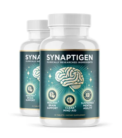 Synaptigen cognitive supplement bottles