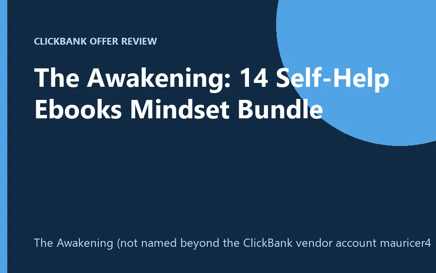 The Awakening 14 self-help ebooks bundle