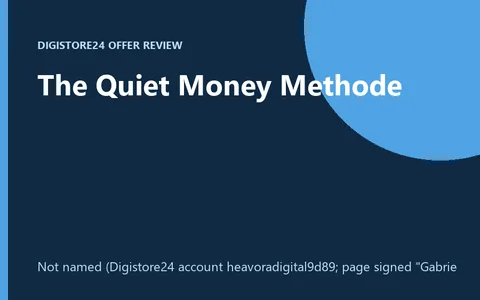 The Quiet Money Methode product image