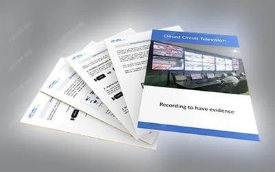 Product image from the seller's page: stacked pages of the guide with a CCTV cover