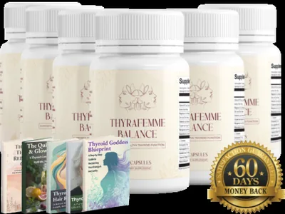 Thyrafemme thyroid supplement bottles