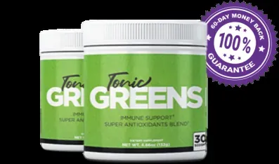 Tonic Greens superfood powder jars
