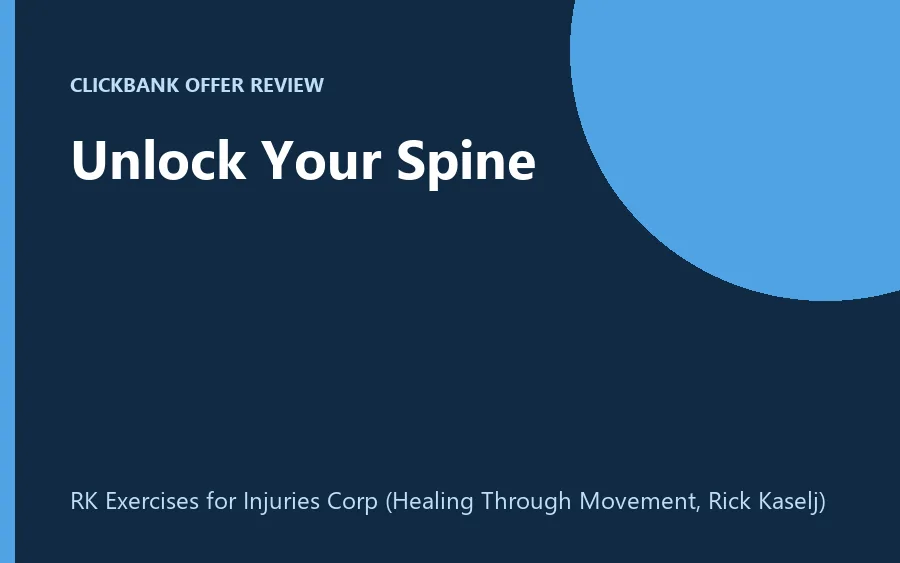 Unlock Your Spine back pain stretching program