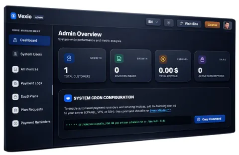 Vexio Invoicing and Subscription System product image