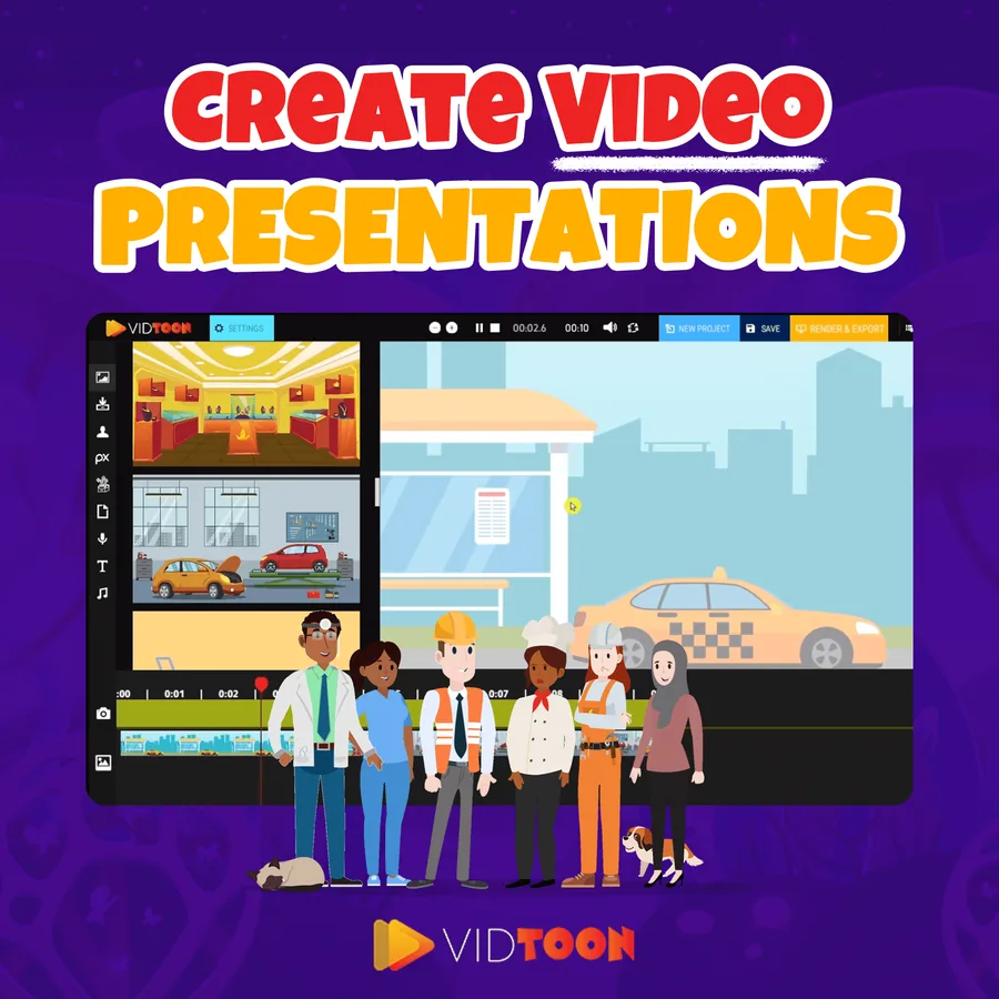VidToon 2.1 2D video animation maker product image