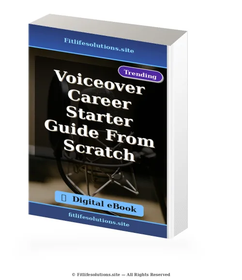 Voiceover Career Starter Guide From Scratch ebook cover