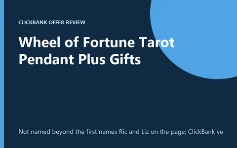 Wheel of Fortune Tarot Pendant product image