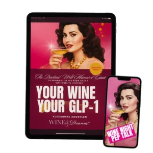 Your Wine + Your GLP-1 Guide cover images