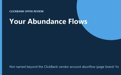 Your Abundance Flows personalized painting quiz page
