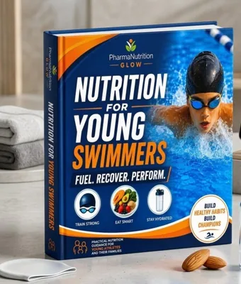 Cover of the Nutrition for Young Swimmers PDF guide