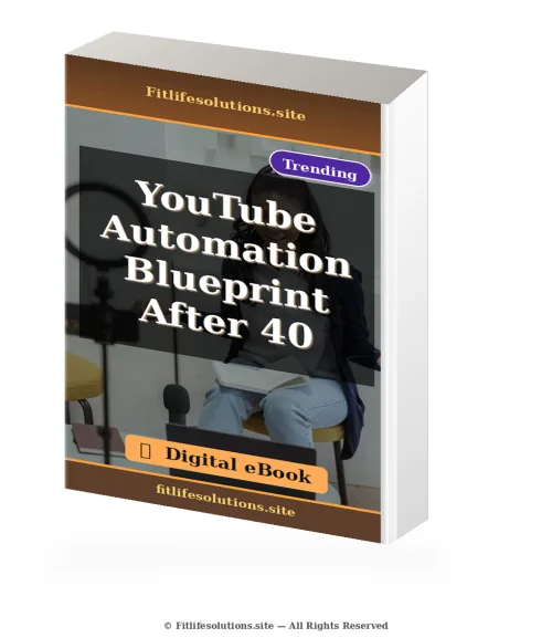 Cover of the YouTube Automation Blueprint After 40 digital eBook
